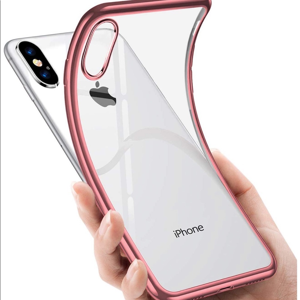 TPU iPhone X / XS Case Rose Gold